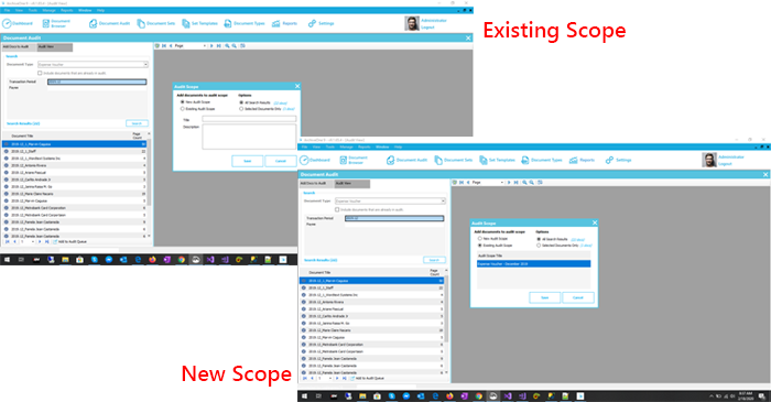 Audit View - UI