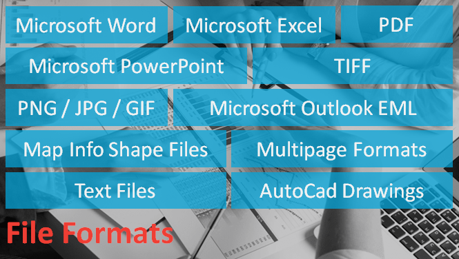 Supported File Formats
